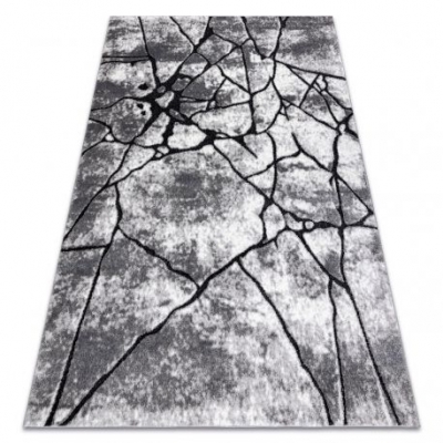 Dywan nowoczesny COZY 8873 Cracks  beton ciemny szary 120x170
