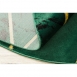 Dywan EMERALD ekskluzywny 1012 koło - glamour, stylowy marmur, geometryczny butelkowa zieleń / złoty